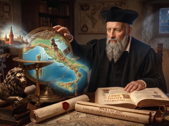 Nostradamus sötét jóslatai 2027-re: hét hónapnyi háború és az egyház bukása
