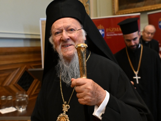Budapestre érkezett I. Bartolomaiosz konstantinápolyi pátriárka