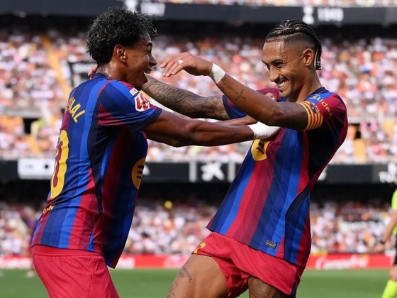 Lamine Yamal duplázott, az FC Barcelona öt gólig jutott Valenciában