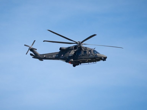 Madárrajhoz riasztottak katonai helikoptert Lengyelországban