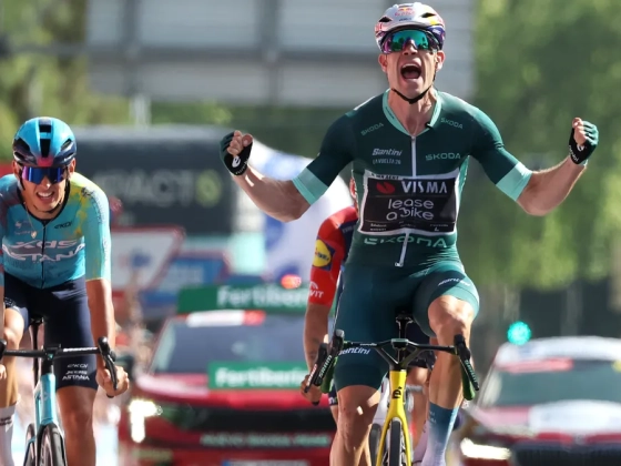 Vuelta: Wout Van Aert a hőségben sem lassított, Mas maradt az élen
