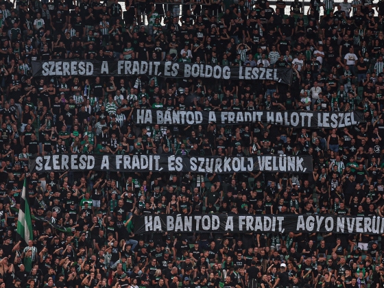 A Fradi főszponzora elhatárolódik a szurkolók fenyegető molinóitól – Így reagált a klub