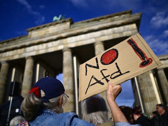 Ezrek tüntettek Berlinben az AfD és a fasizmus ellen