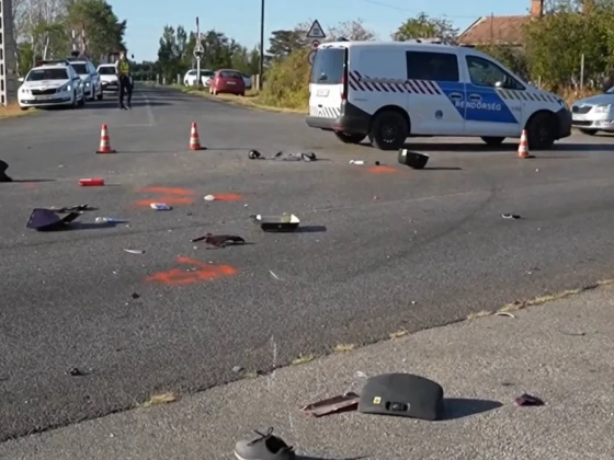 Tragédia Kiskunhalasnál: 18 éves lány gázolta halálra, métereket repült a robogós – videó