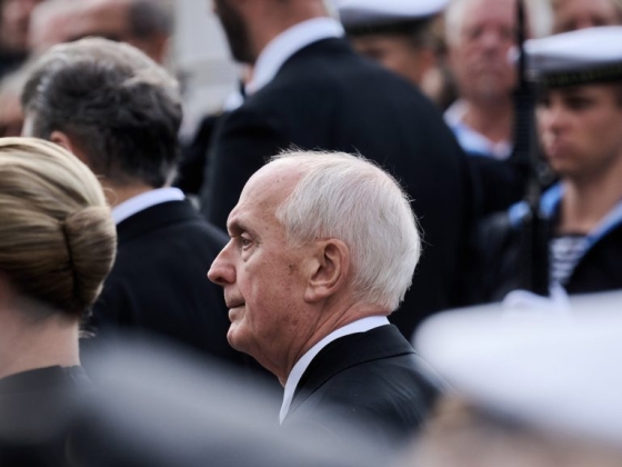 Baka András részt vett V. Harald norvég király temetésén