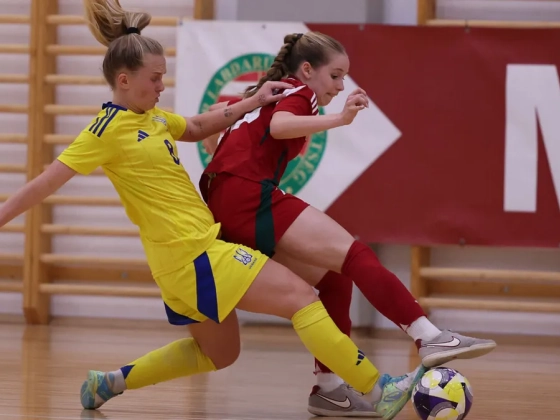 A női futsalválogatott döntetlent játszott az Eb-ezüstérmes Ukrajnával