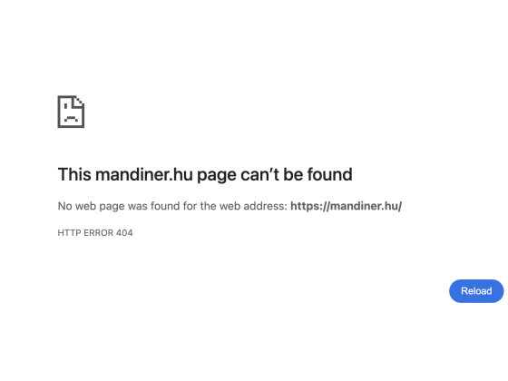 Eltűnt a Mandiner.hu a világhálóról