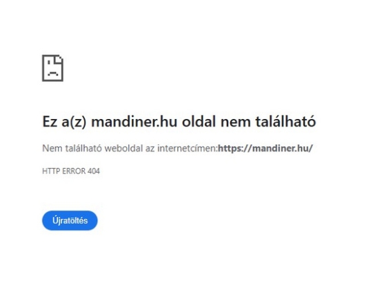Lezárult egy korszak: elérhetetlenné vált a Mandiner honlapja, eltűnt az összes cikk