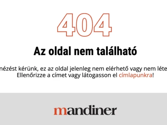 Már nem elérhető a Mandiner oldala