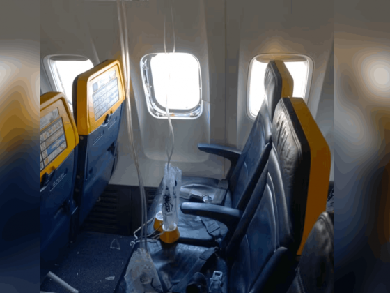 A Ryanair szerint nem lógott ki az utasuk feje a gépből