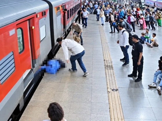 Videó: 50 méteren át húzta a vonat a szerelvény és a peron közé szorult férfit