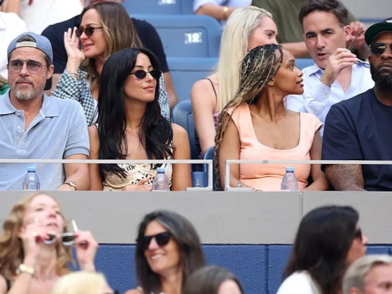 Brad Pitt, Pink és Jake Paul is ott volt a lelátón a US Open női döntője alatt – képek