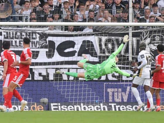 Hiába lőtt gyönyörű egyenlítő gólt az Elversberg, kikapott a Bayern Münchentől