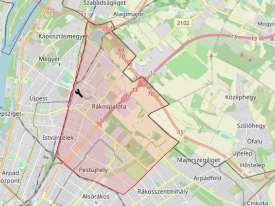 Beszakadt az aszfalt Rákospalotán, egy busz is érintett volt