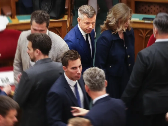 Forsthoffer Ágnes most Magyar Pétert kérte meg, hogy hallgasson végig egy ellenzéki beszédet – parlamenti élő