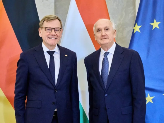 A német külügyminisztert fogadta Baka András
