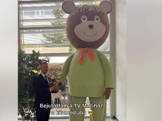 Magyar Péter: Az eredeti TV Macit ellopták