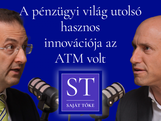 A pénzügyi világ utolsó hasznos innovációja az ATM volt