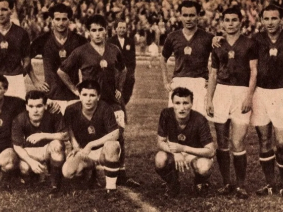 Máig emlékezetes sorozattal szolgált 1956 őszén a magyar futballválogatott