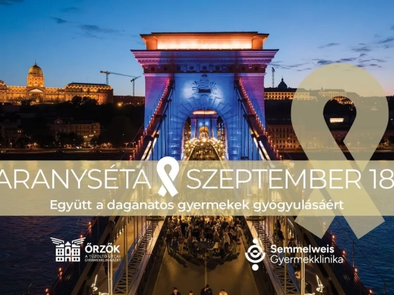 A daganatos megbetegedéssel küzdő gyermekekért szervez sétát a Semmelweis Egyetem