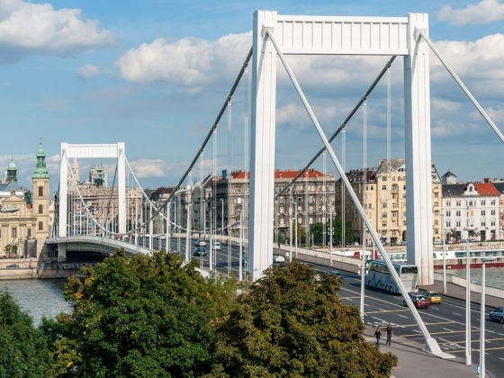 Autósok figyelem! Óriási dugókat hoz az ősz az Erzsébet híd környékén
