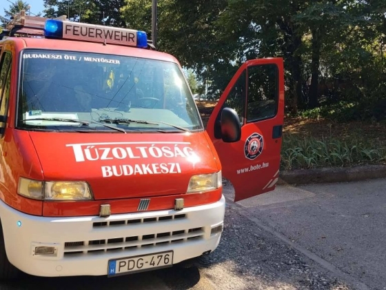 700 ezer forint értékű felszerelést loptak el egy tűzoltóautóból Budakeszin