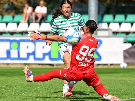 Női NB I: a Fradi megnyerte az MTK elleni rangadót, 17 gólt kapott a Videoton