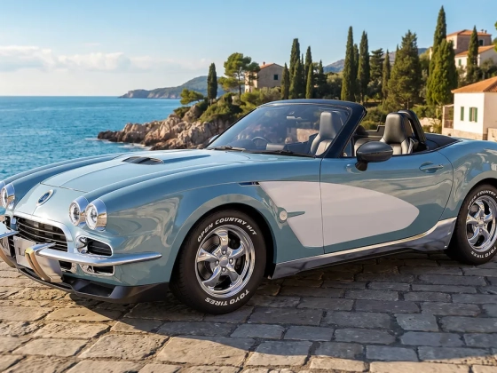 Corvette-ként is jól mutat a Mazda roadstere